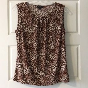 Animal print blouse